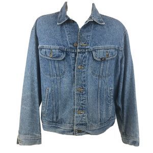 VTG LEE Blue Denim Trucker Jean Jacket